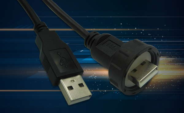 Neue USB-Typ-A-Kabelkonfektionen mit Schutzart IP67