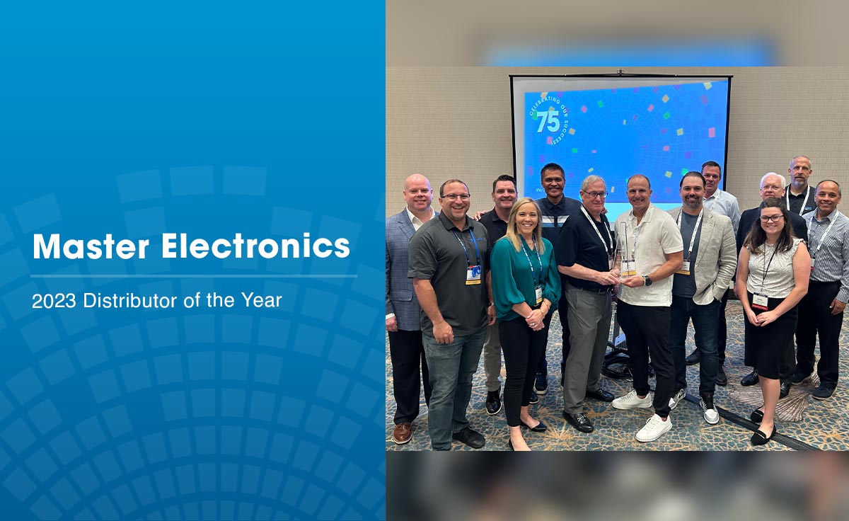 Bel Awards Master Electronics as Distributor of the Year for 2023