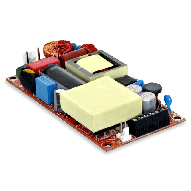 Image of an internal AC-DC Power Supply.