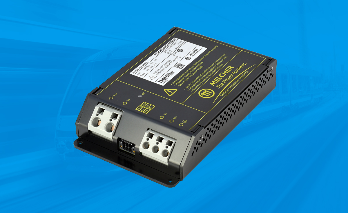 Bel Fuse Inc Introduces More Efficient and Cost-Effective Railway Power Supply in Compact Form Factor