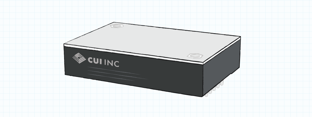 PRQE Series 50 W and 75 W quarter brick dc-dc converters