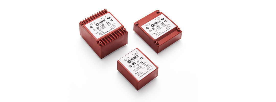 Set of three International Flathead Series isolation transformers