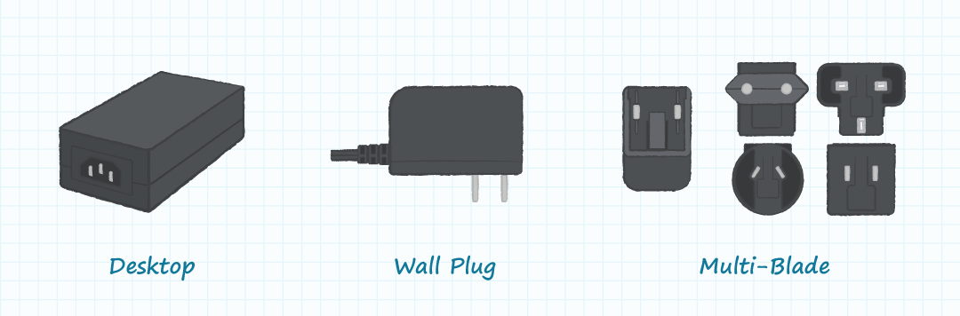 Illustration of adapter package types