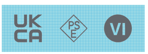 UKCA, PSE, and Level VI marks