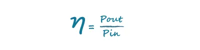 Equation 1: Efficiency