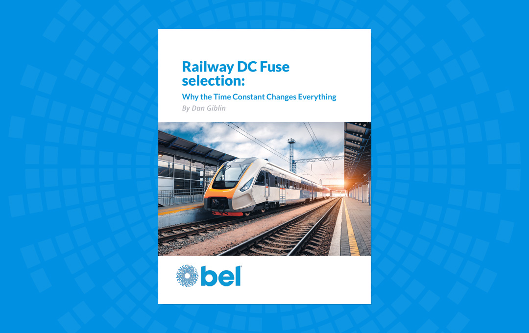 Railway DC Fuse Selection: Why the Time - Constant Changes Everything 